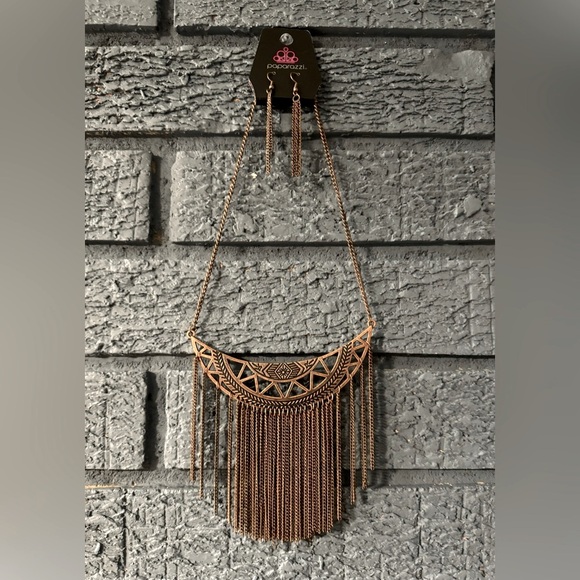 paparazzi Jewelry - Paparazzi Brown Necklace And Earrings (Matching Set) (NWT)